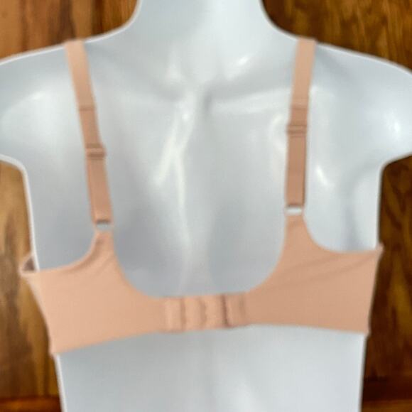 Wacoal 852189 How Perfect Wire Free T‑Shirt Bra 32DD Beige NEW - Picture 3 of 5
